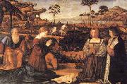 Vittore Carpaccio Holy Family and donors china oil painting artist